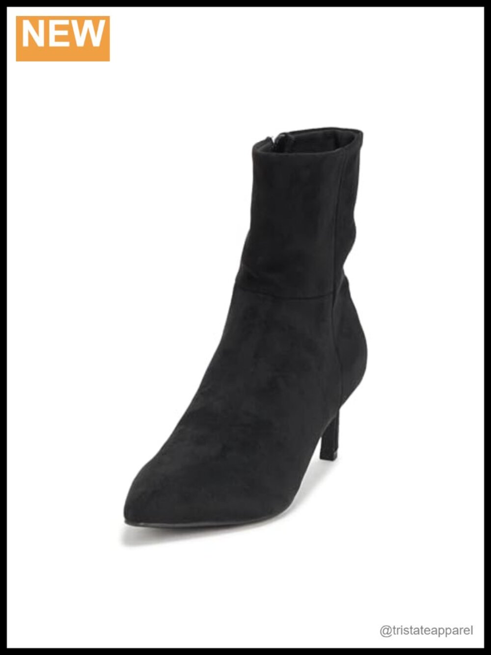 Fashion Boot Calf High Stiletto Heel Zip Closure PU Leather Women's Boots